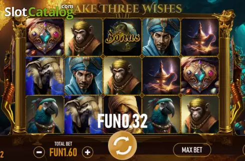 Скрин3. Make Three Wishes слот