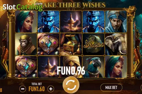 Скрин4. Make Three Wishes слот