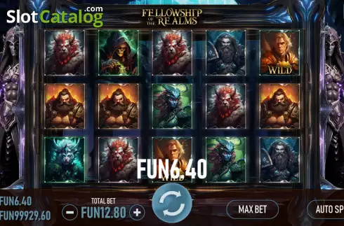 Скрин3. Fellowship of the Realms слот
