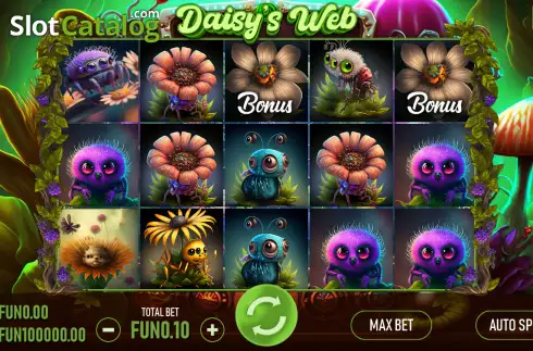 Скрин2. Daisy's Web слот