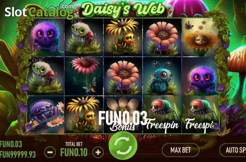 Скрин3. Daisy's Web слот