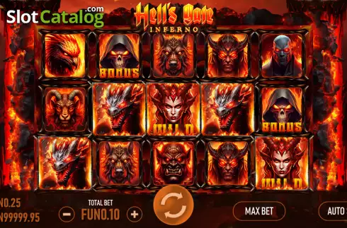 Скрин4. Hell's Gate Inferno слот