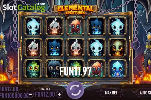 Скрин3. Elemental Creatures слот