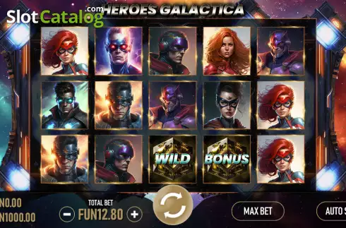 Скрин2. Heroes Galactica слот