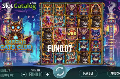 Скрин3. Chrono Cats Club слот