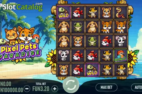 Скрин2. Pixel Pets Paradise слот