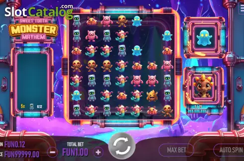 Скрин3. Sweet Tooth Monster Mayhem слот
