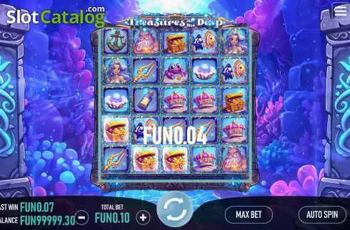 Скрин3. Treasures of the Deep слот