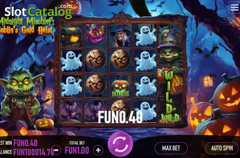 Скрин3. Midnight Mischief: Goblin’s Gold Heist слот