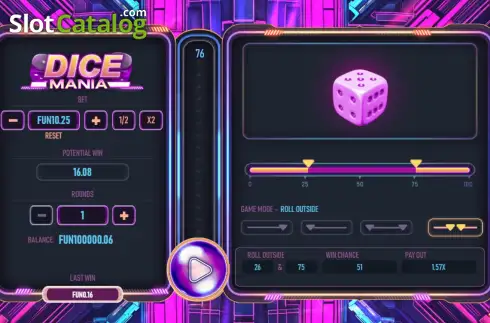 Скрин2. Dice Mania слот