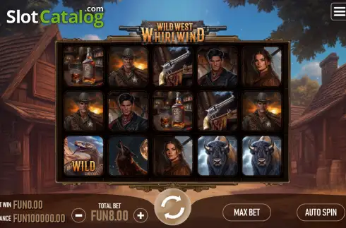 Скрин2. Wild West Whirlwind слот