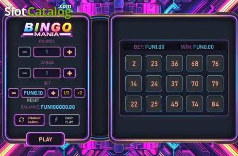 Скрин2. Bingo Mania слот