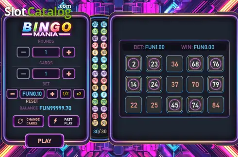 Скрин3. Bingo Mania слот