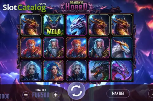 Скрин2. Dragon's Hoard (Urgent Games) слот