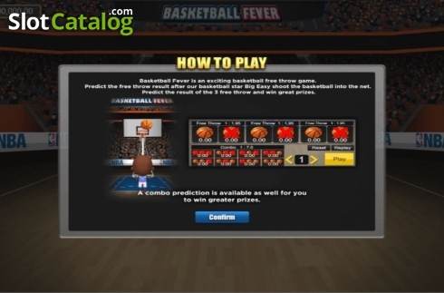 Скрин3. Basketball Fever слот