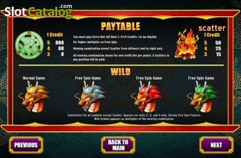 Скрин5. Fortune Dragon (Vela Gaming) слот