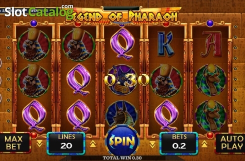 Скрин3. Legend of Pharaoh слот