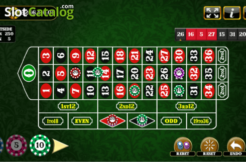Скрин6. European Roulette (Vela Gaming) слот
