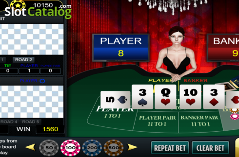 Скрин4. Baccarat Deluxe (Vela Gaming) слот