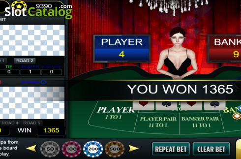 Скрин5. Baccarat Deluxe (Vela Gaming) слот