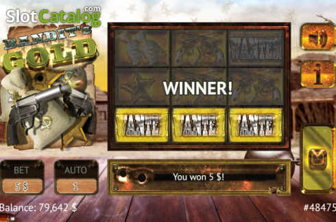 Скрин4. Bandit’s Gold слот