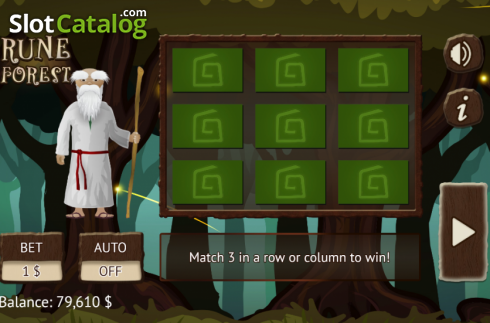 Скрин2. Rune Forest слот