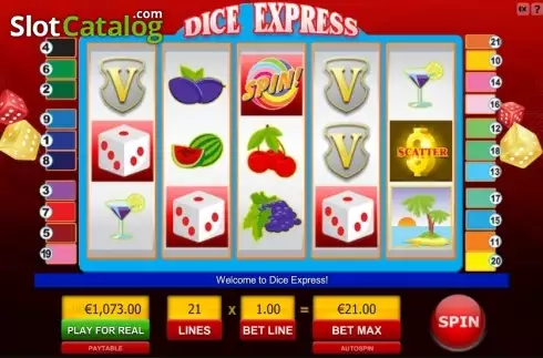 Скрин2. Dice Express слот