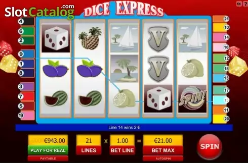 Скрин3. Dice Express слот