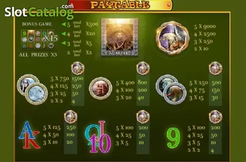 Скрин4. The Legend of Unicorn слот