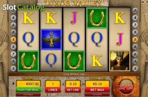 Скрин3. Luxor Valley слот