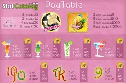Скрин4. Vanilla Cocktails слот