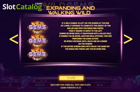 Скрин6. Wild Gems слот