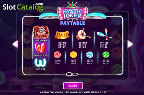 Скрин8. Mystic Joker (Vibra Gaming) слот