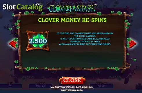 Скрин7. Clover Fantasy слот