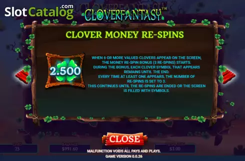 Скрин5. Clover Fantasy слот