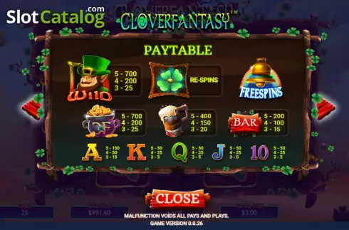 Скрин9. Clover Fantasy слот