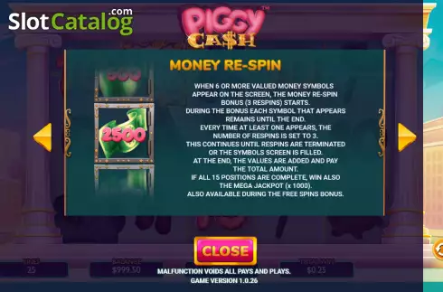 Скрин6. Piggy Cash слот