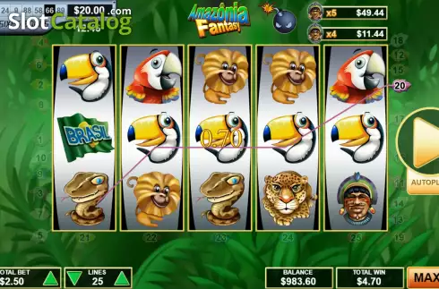 Скрин5. Amazonia Fantasy слот