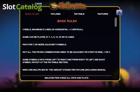 Скрин7. Halloween (Vibra Gaming) слот