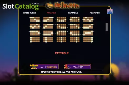 Скрин9. Halloween (Vibra Gaming) слот