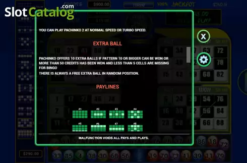 Скрин7. Pachinko 2 слот