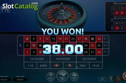Скрин6. European Roulette (Vibra Gaming) слот