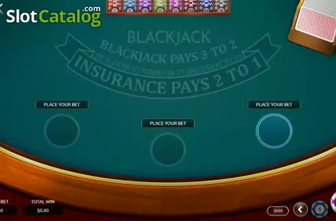 Скрин2. Blackjack (Vibra Gaming) слот