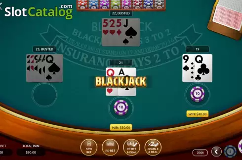 Скрин5. Blackjack (Vibra Gaming) слот