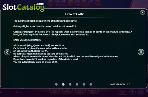 Скрин7. Blackjack (Vibra Gaming) слот
