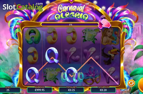 Скрин3. Carnaval Alegria слот