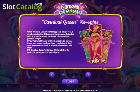 Скрин5. Carnaval Alegria слот