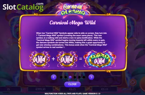 Скрин6. Carnaval Alegria слот