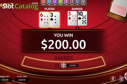 Скрин3. Baccarat (Vibra Gaming) слот