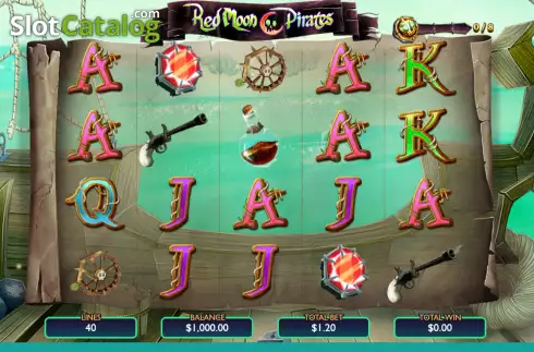 Скрин2. Red Moon Pirates слот